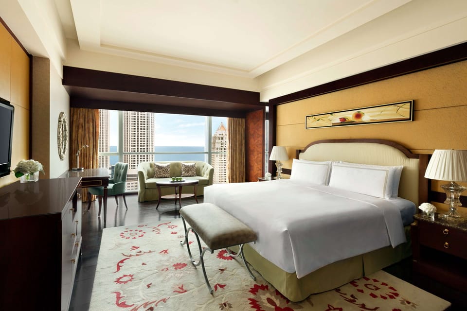 Premium bedding, down comforters, minibar, in-room safe