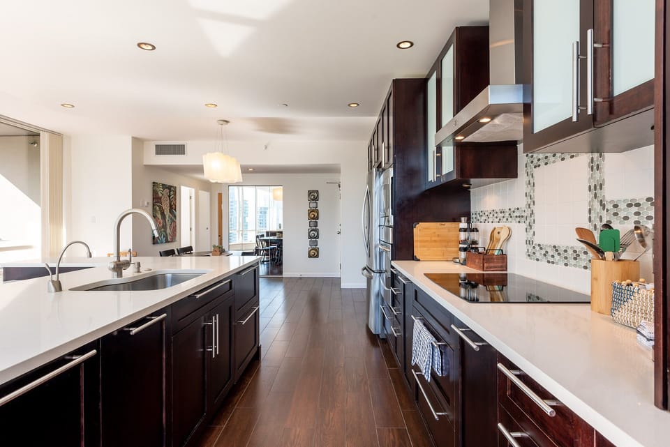 Kitchen at the Pelican's Peak Sub Penthouse 