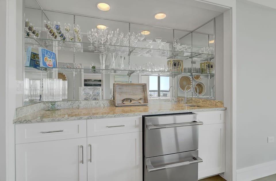 Wet bar.