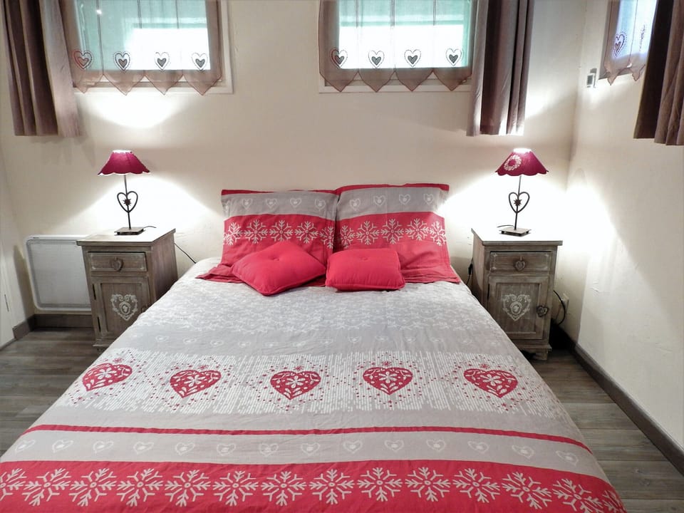 Master bedroom with double bed