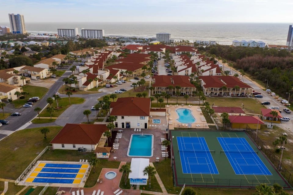 Overview of the resort from the backside near the Clubhouse & Office.