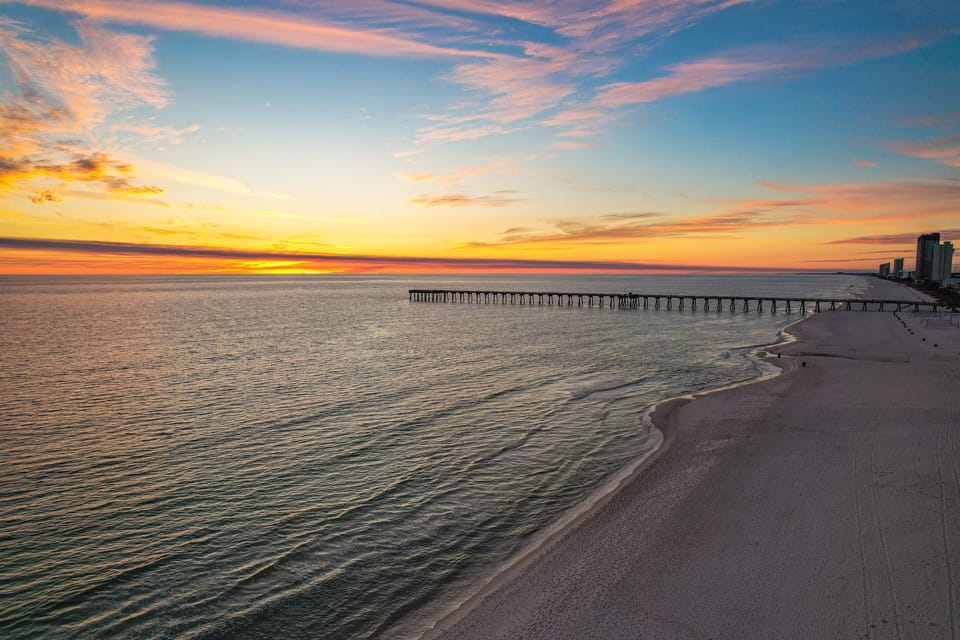 Russell Field Pier Sunset
