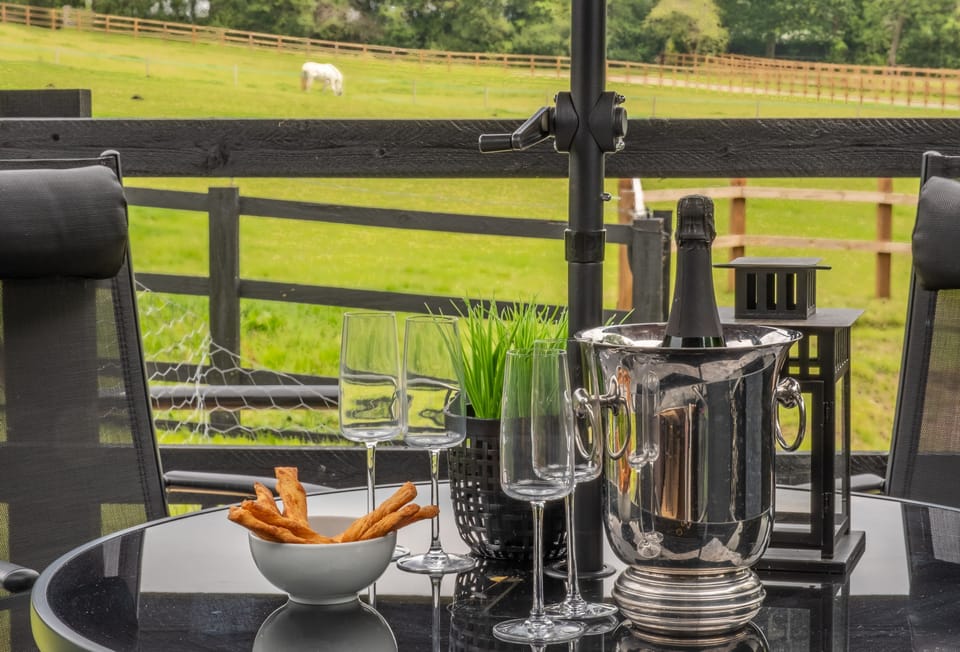 Enjoy an aperitif before dinner