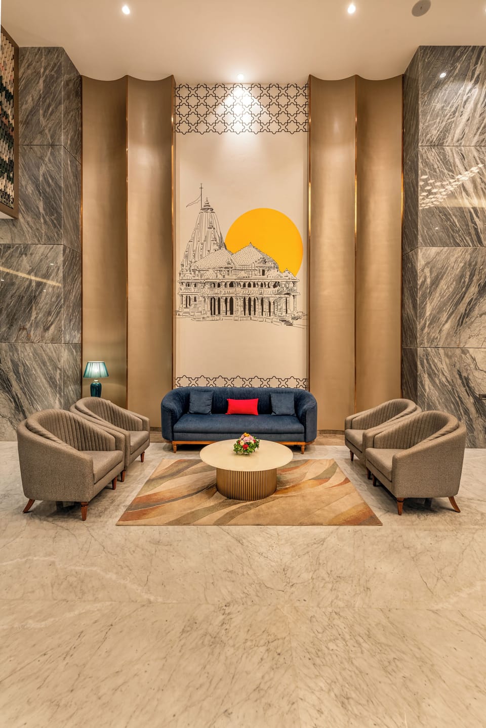 Lobby sitting area