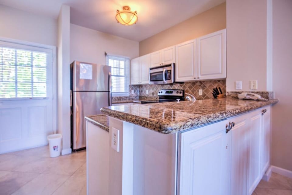 Kitchen with front door