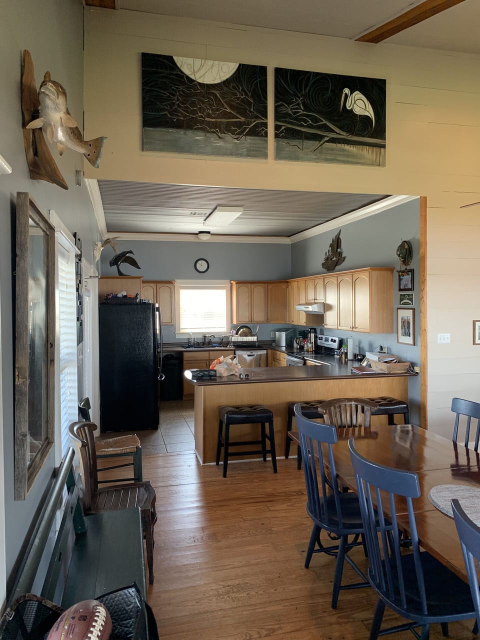 Fully stocked kitchen