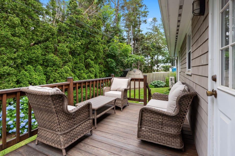 Back Deck (Grill not Pictured)