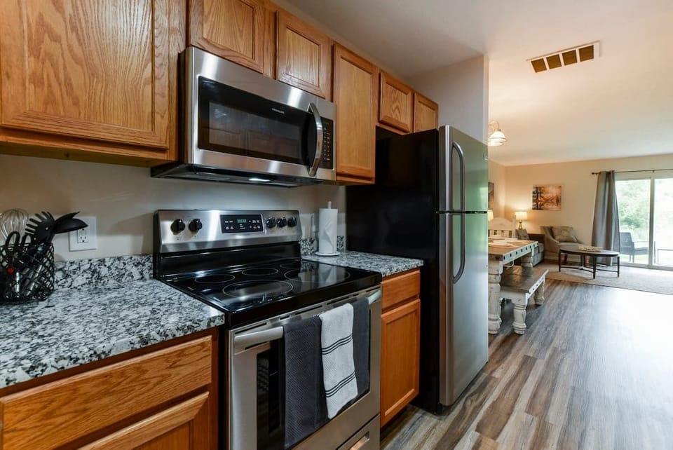Kitchen in unit 1