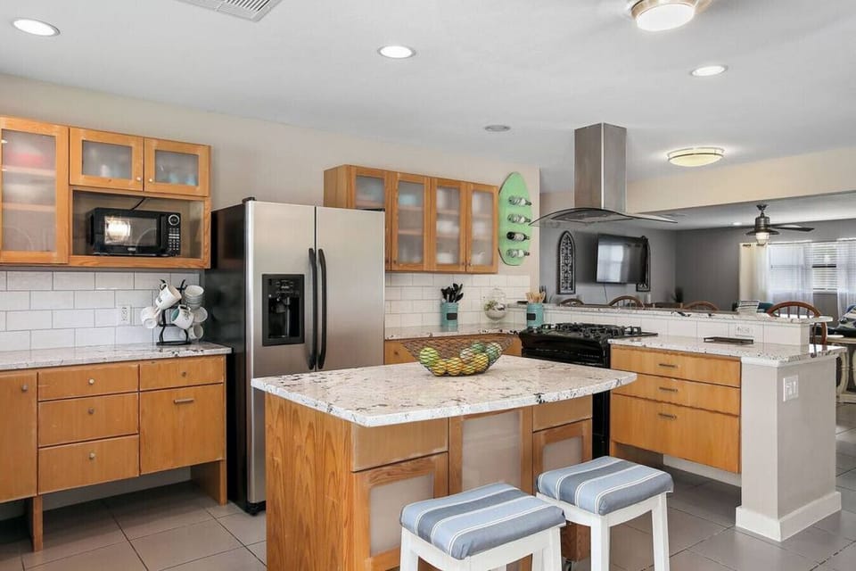 Open concept kitchen