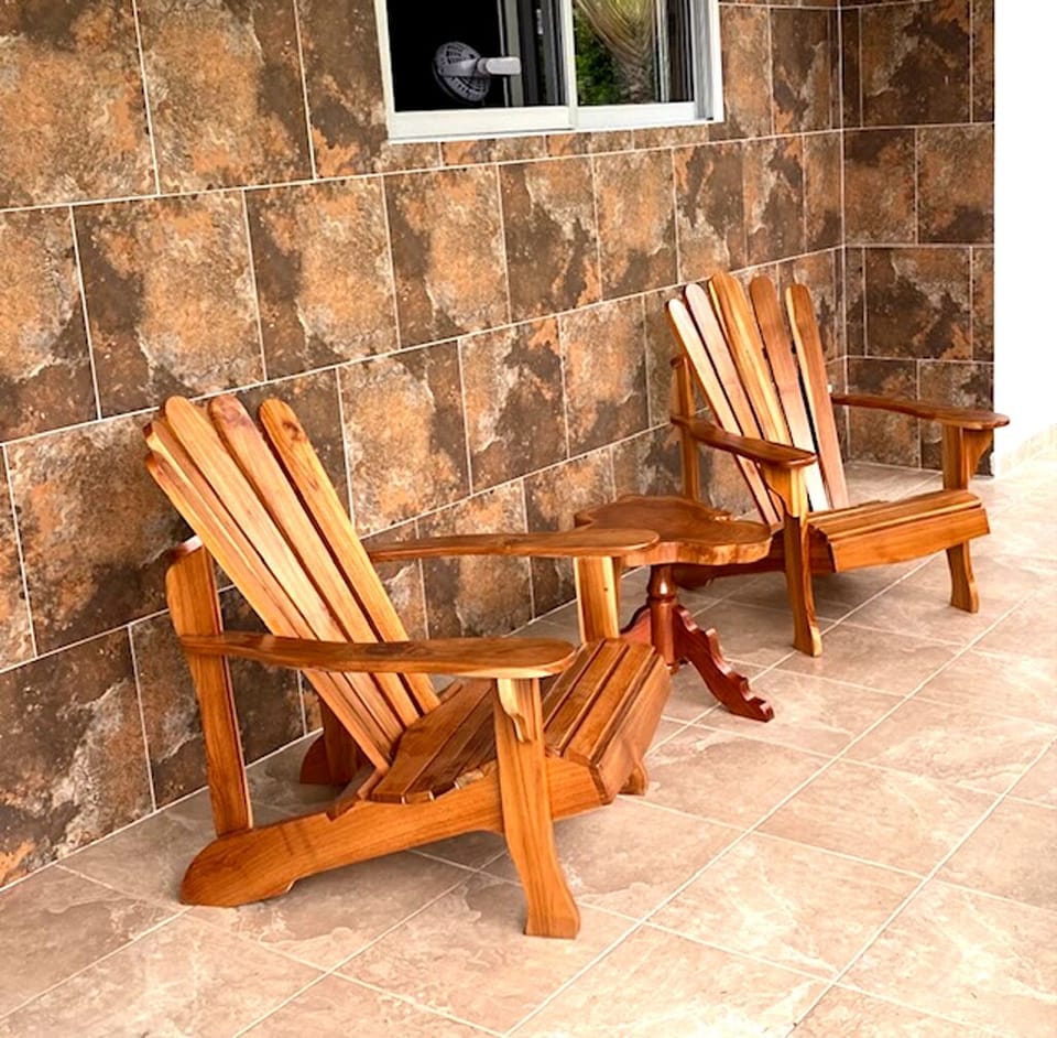 New addition... Adirondack Chairs in the front to enjoy the mountain view.
