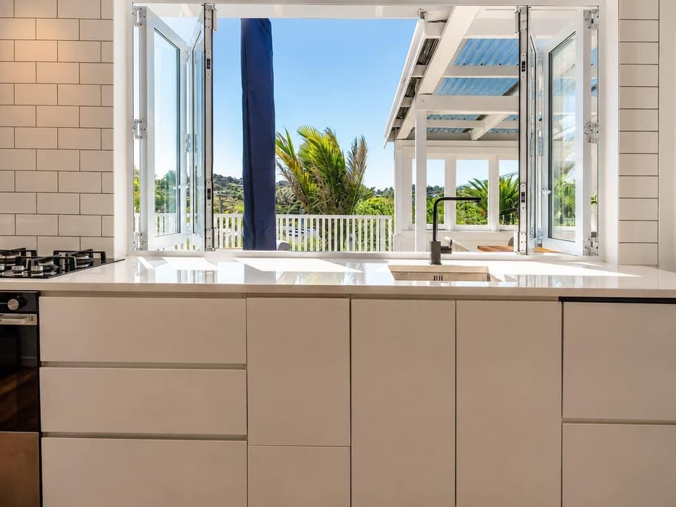 Kitchen with Outdoor Serving Window