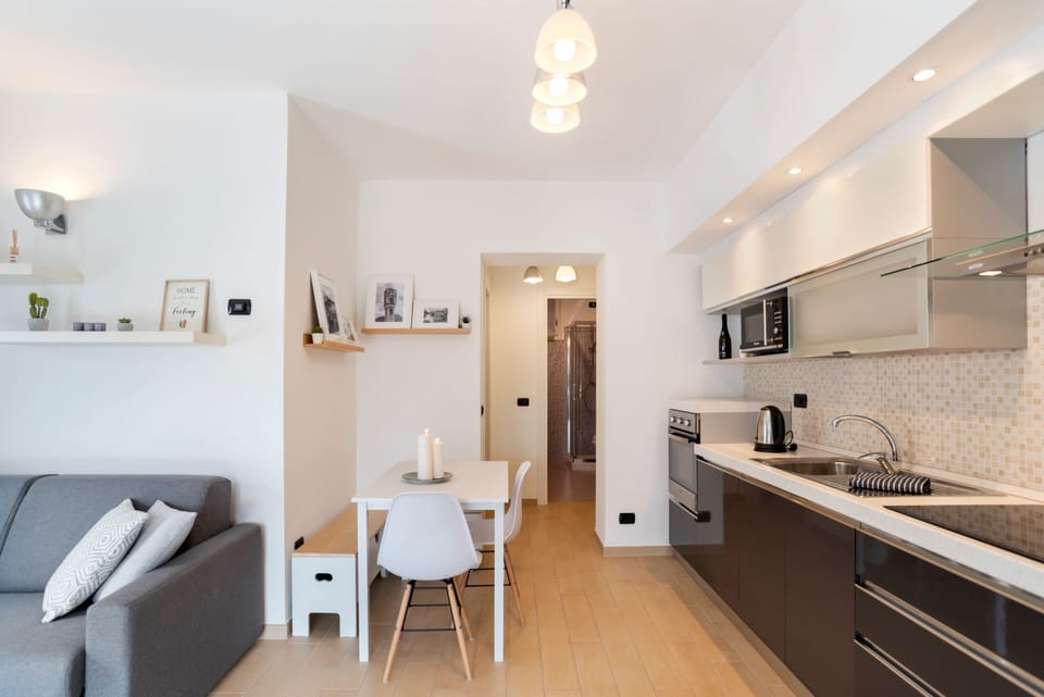Panoramic Apartment | Living area | 30-inch TV with digital channels