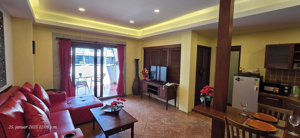 Apartment, 1 Bedroom | Egyptian cotton sheets, minibar, in-room safe, desk