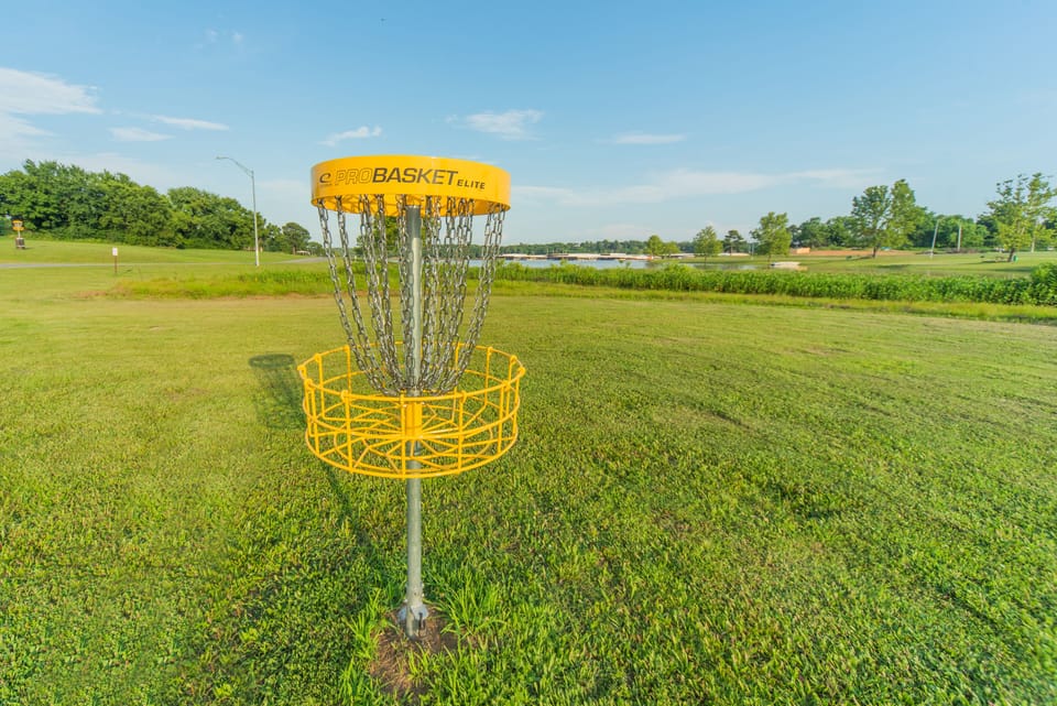 Frisbee Golf right across the street