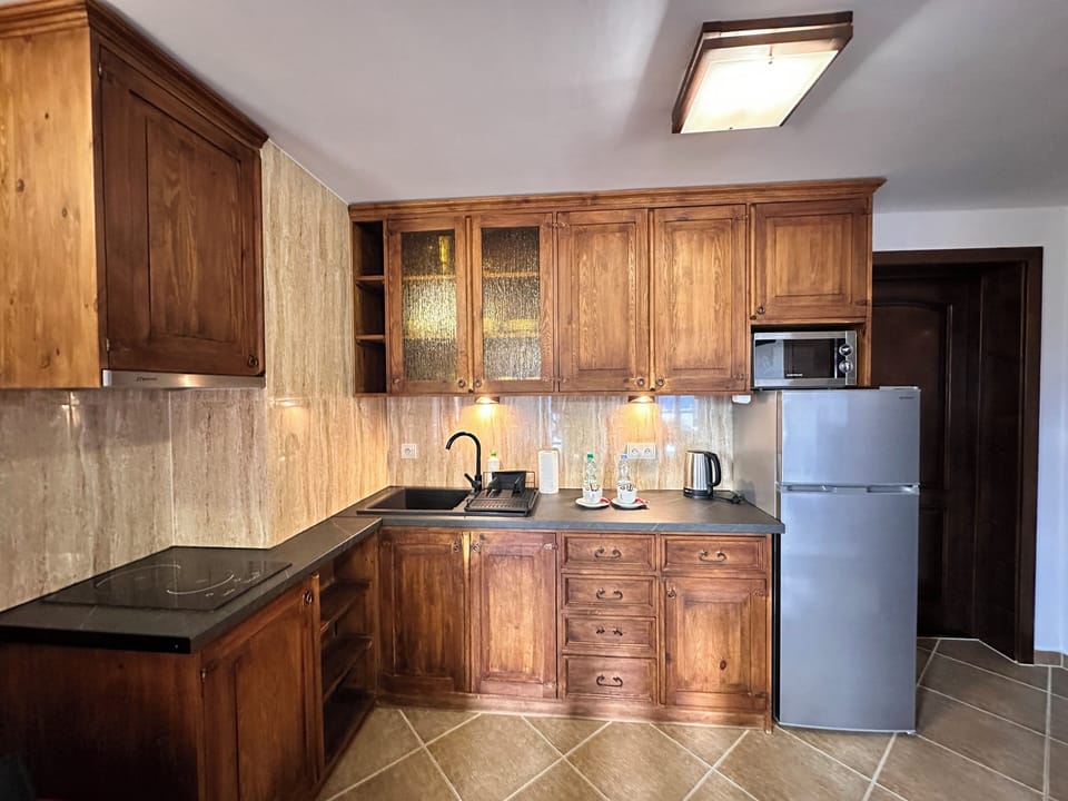 Apartment, 2 Bedrooms, Fireplace (201415729) | Private kitchen | Fridge, microwave, stovetop, coffee/tea maker