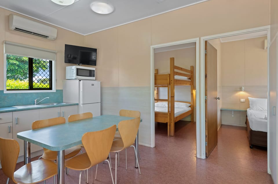 Standard 2 Bedroom Cabin | Private kitchen | Fridge, microwave, stovetop, electric kettle