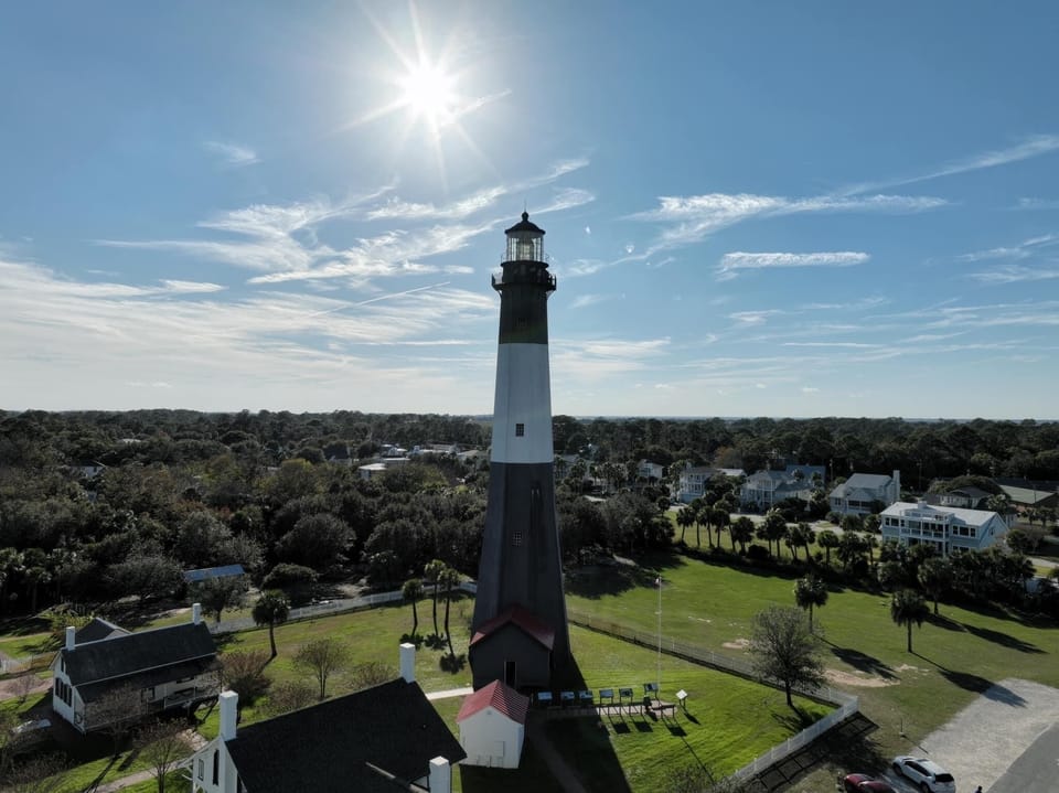 Tybee Island Light Station, 2.4 miles from Sand Lily. Photo cred: Will Cole