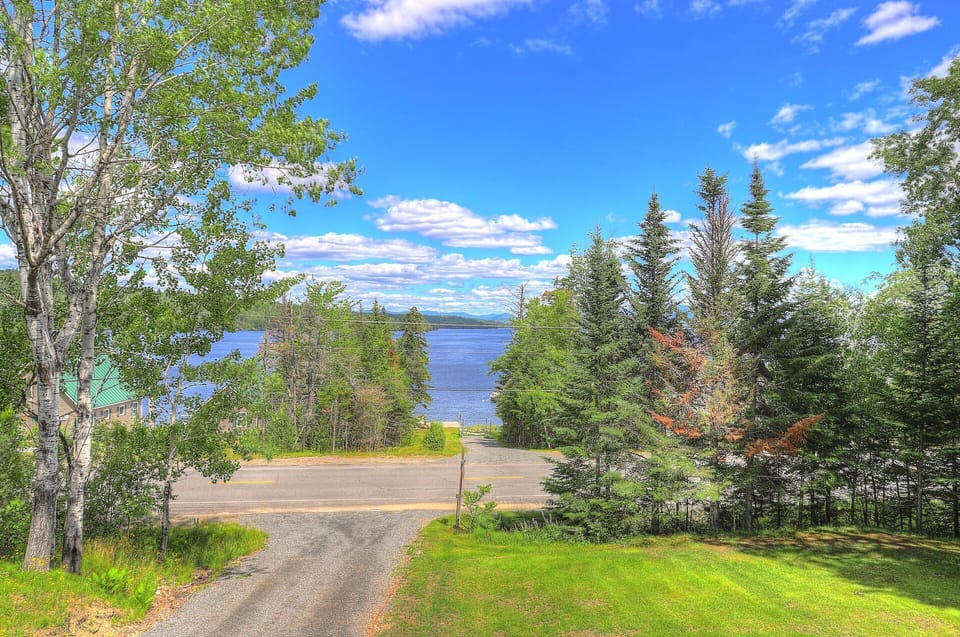 Lake views from deck