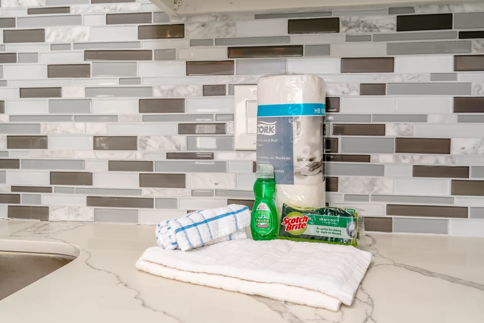 We set out some extra amenities for your convenience. 