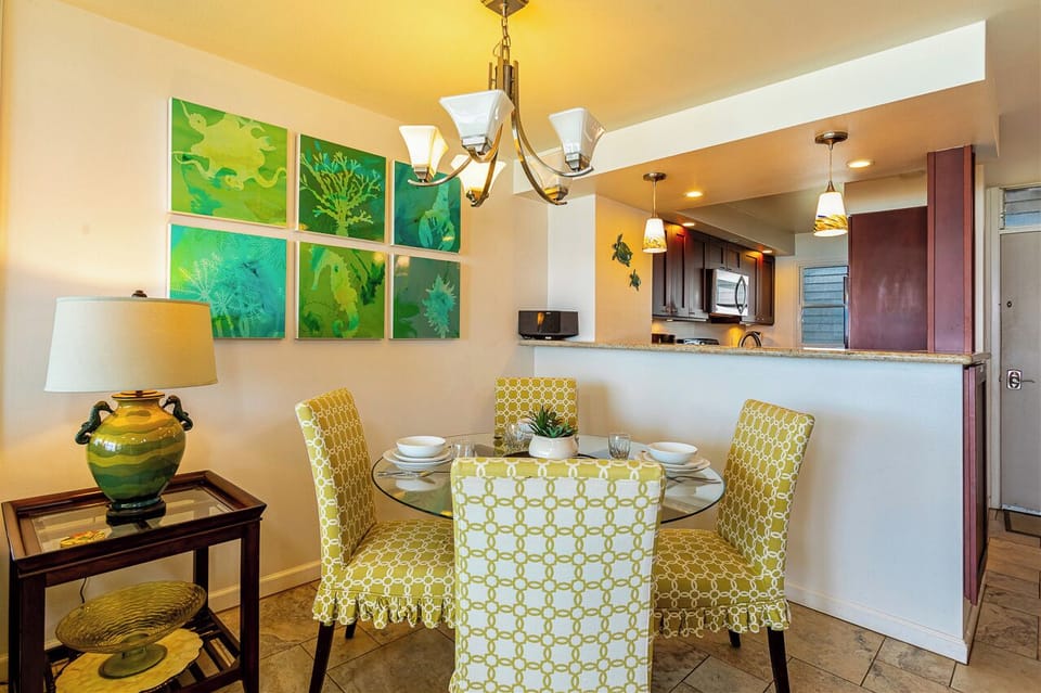 Dining Table for Seating Four Inside