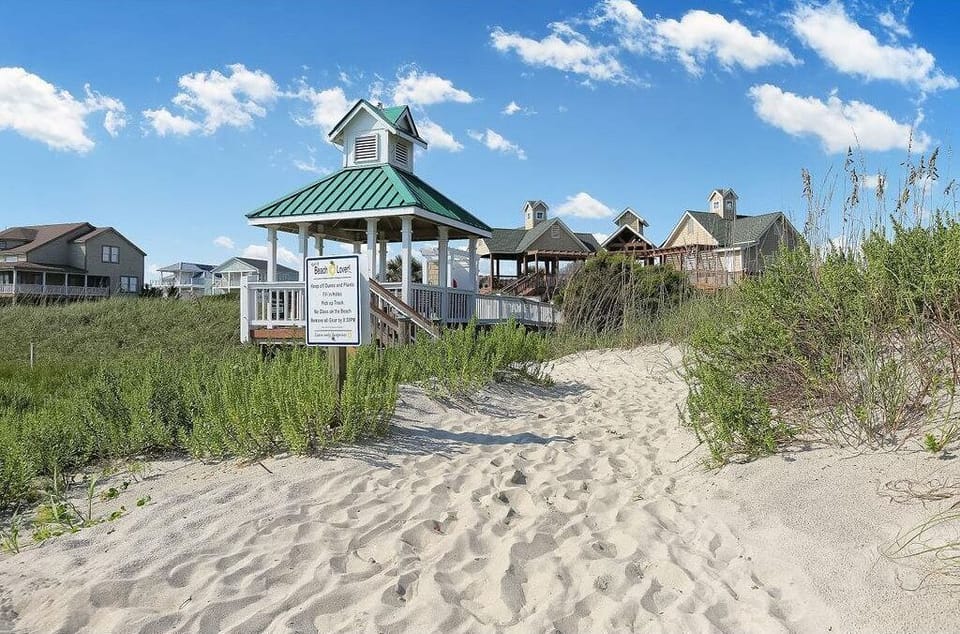 Beach club exit