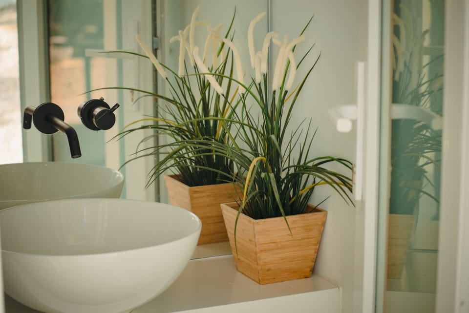 Penthouse | Bathroom | Shower, hair dryer, towels