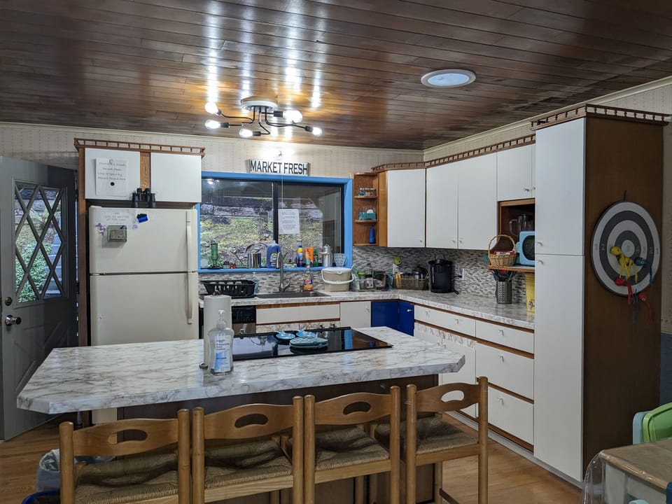 Refrigerator and Sink 