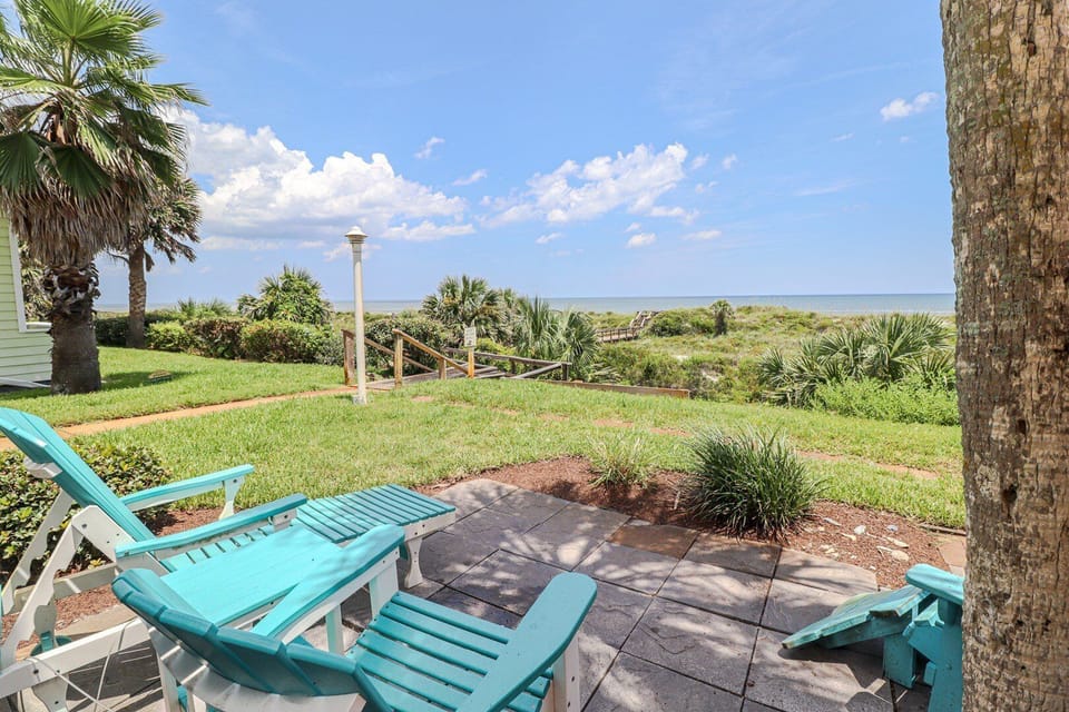 St. Augustine Beach Rentals Back Patio