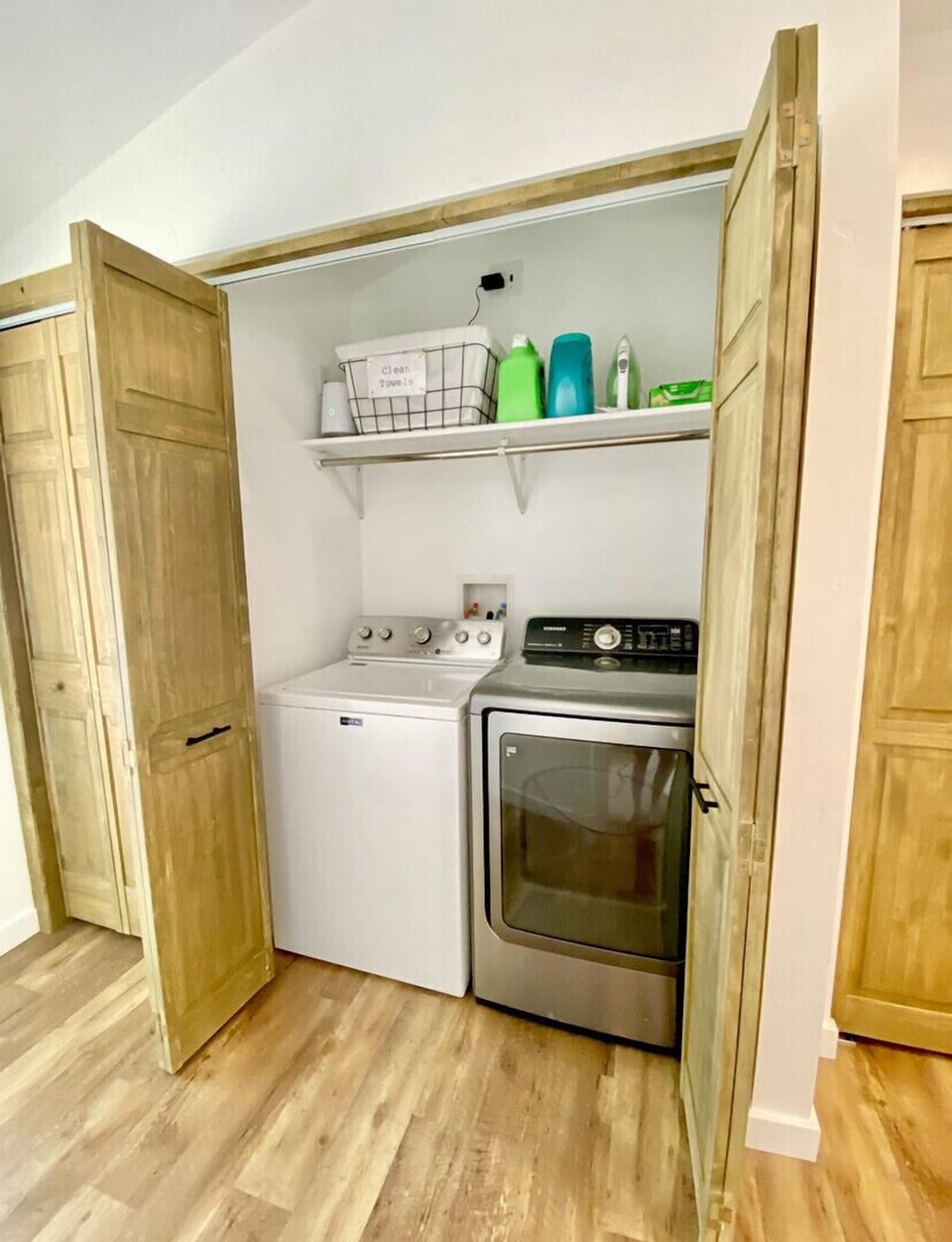Washer and dryer