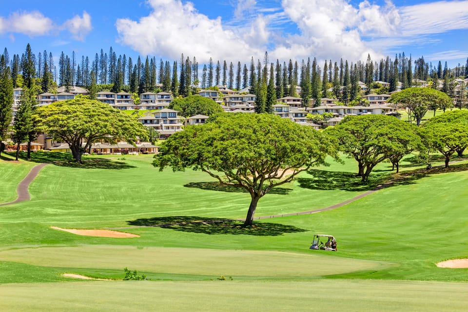 Near some of Maui's best golf courses