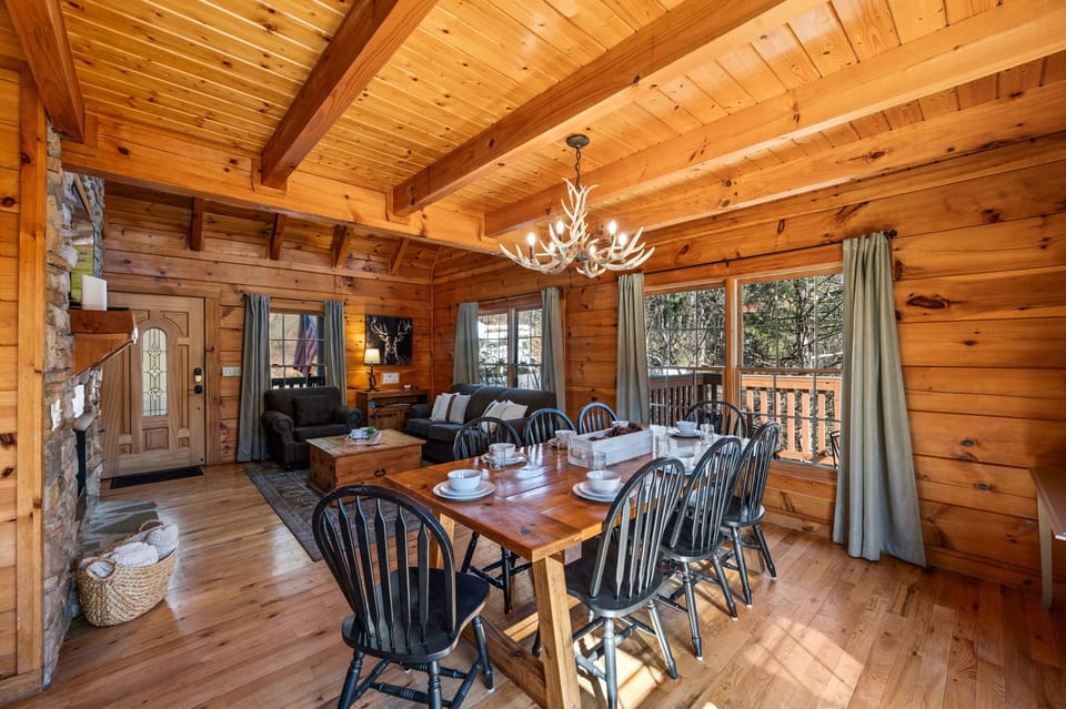 Open concept, warm and welcoming