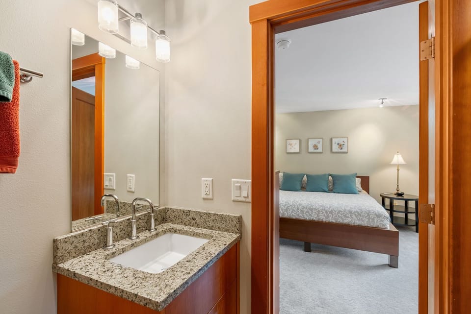 Ensuite bathroom in loft bedroom