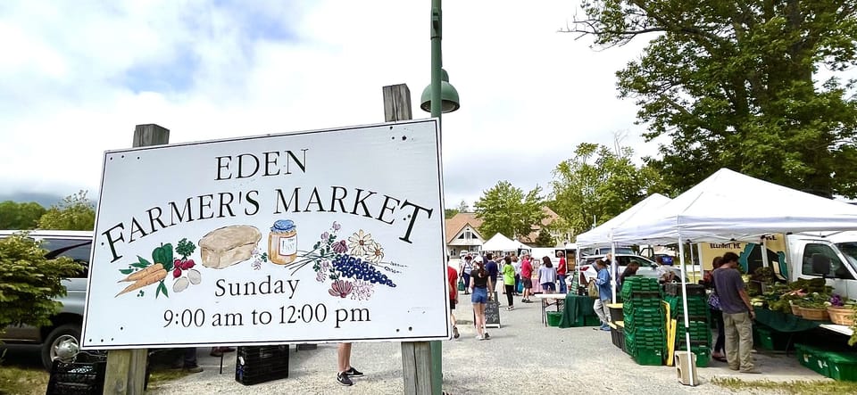 Eden Farmers Market at downtown Bar Harbor (Sundays between May to October)