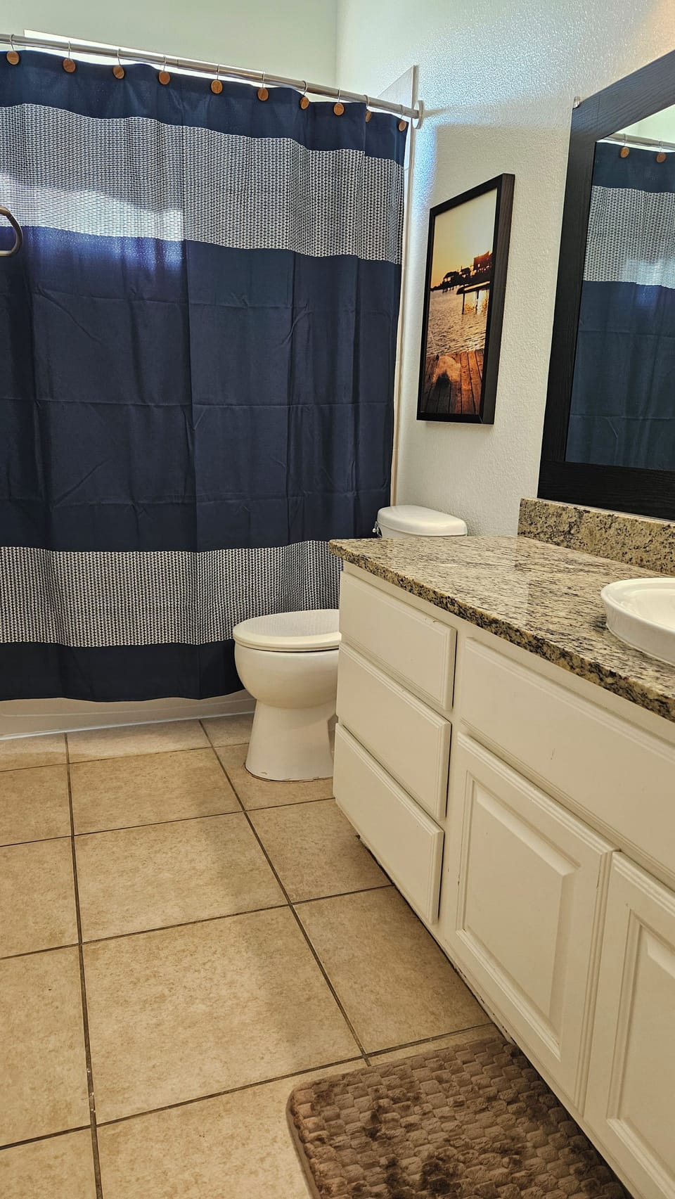 full bathroom, tub, shower