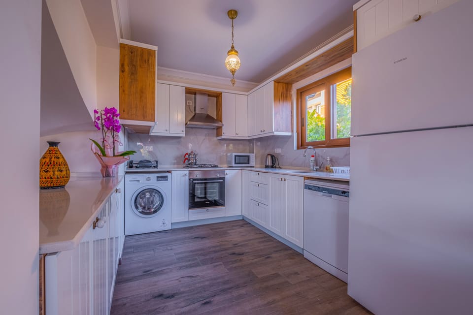Villa | Private kitchen | Fridge, microwave, oven, dishwasher