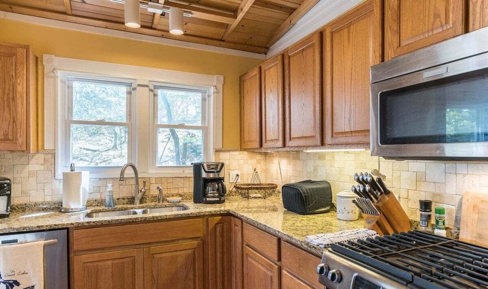 Fully stocked kitchen