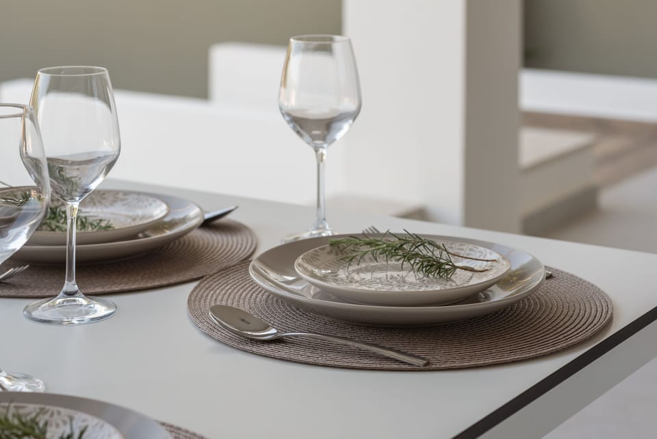 Elegance for celebrated dining.