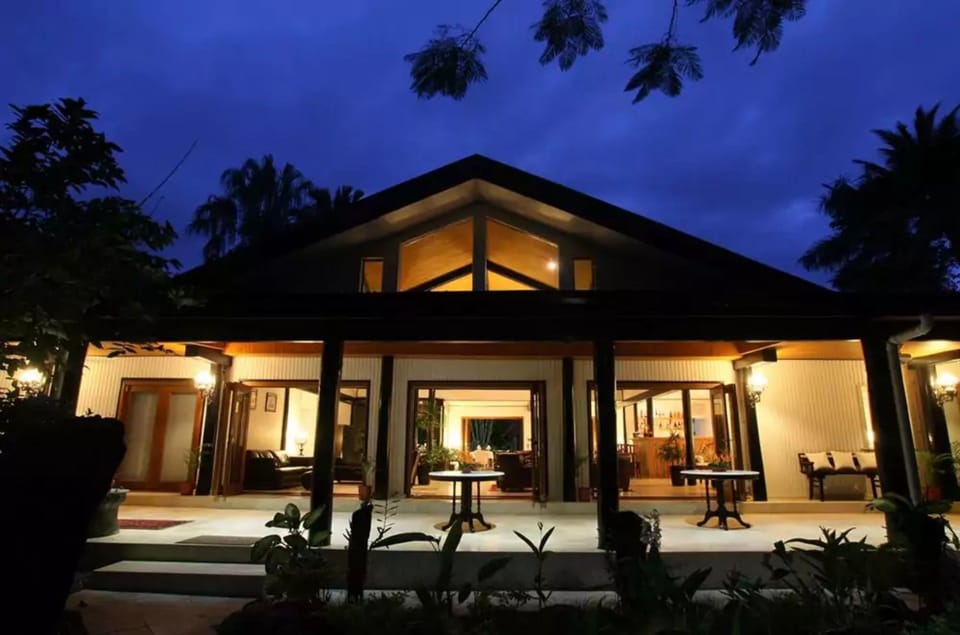 Front of property - evening/night