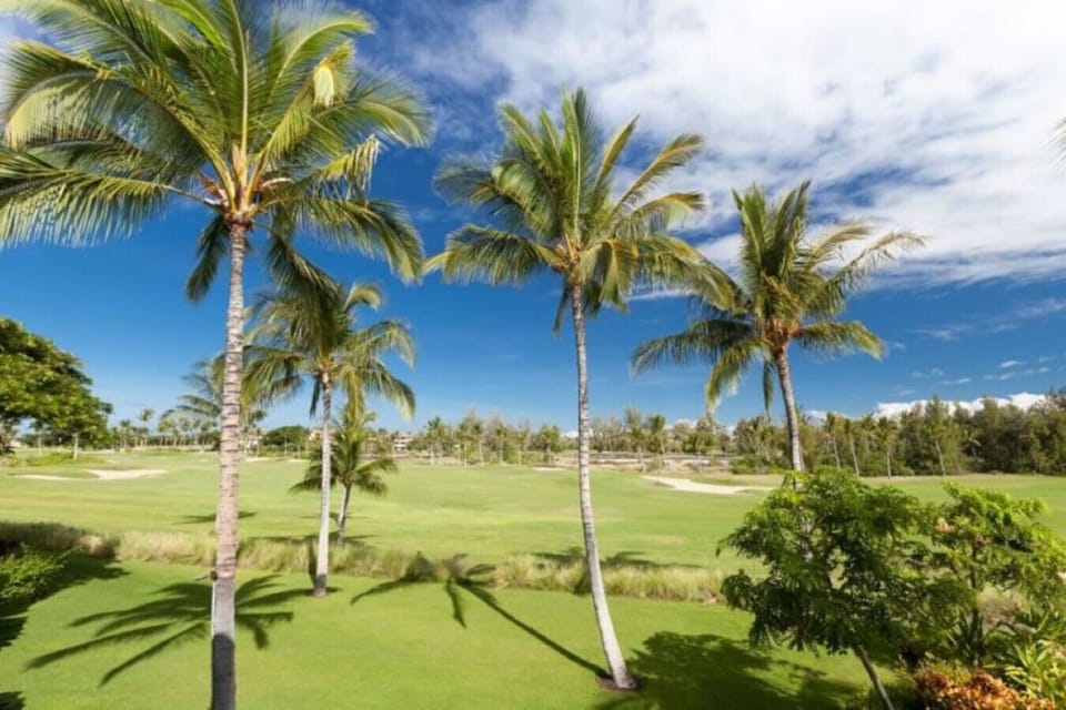 View from lanai, overlooking golf course