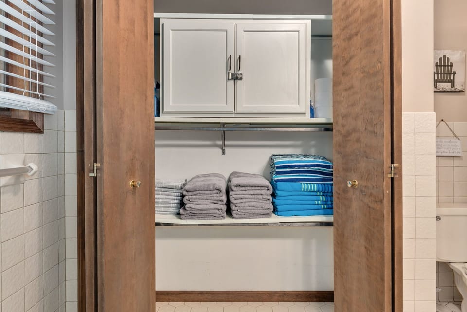 Closet in master bathroom