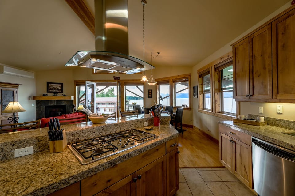 Beautiful Kitchen views, with granite counter tops