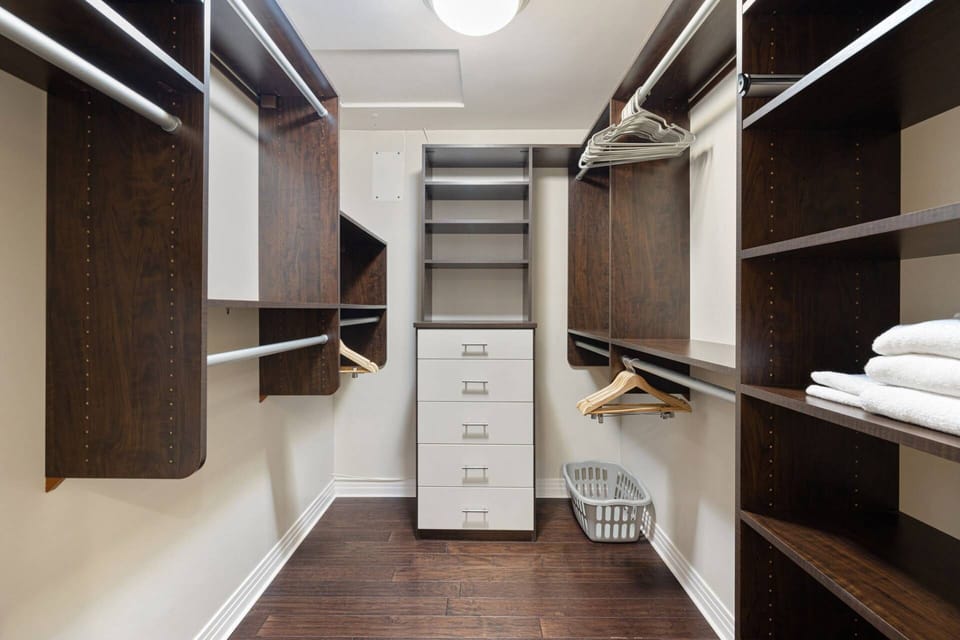 Spacious Walk-in Closet in Main Bedroom