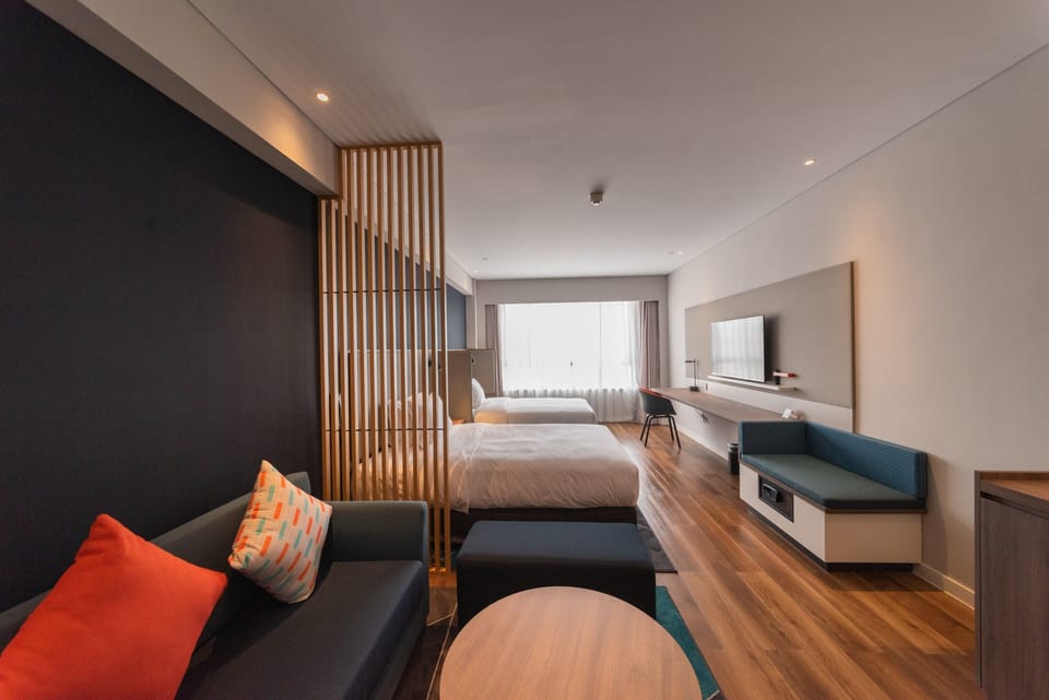 Standard Room, 2 Twin Beds (Extra Space) | In-room safe, individually decorated, desk, blackout drapes