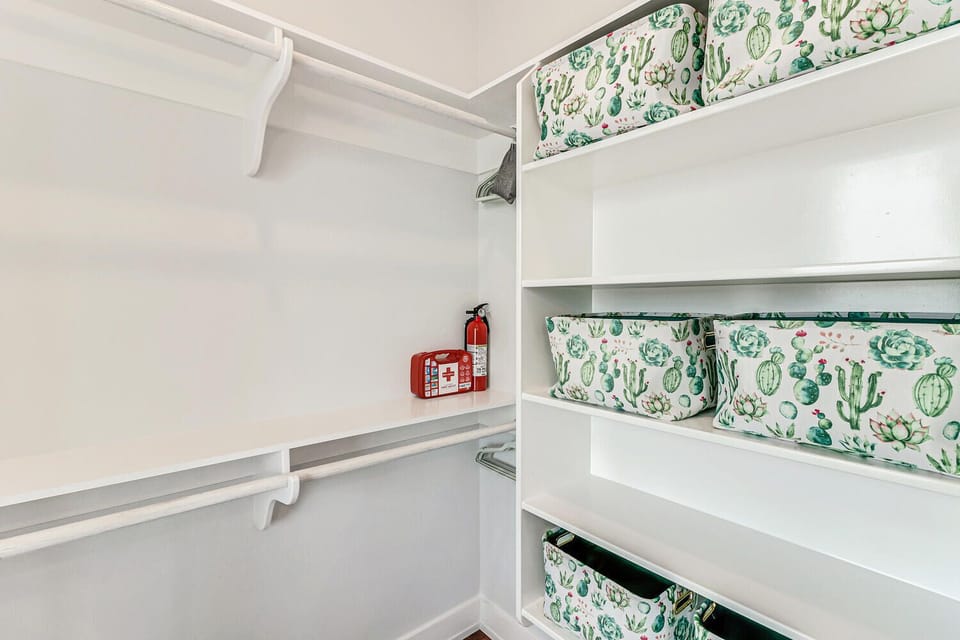 Primary King Walk-in Closet, 2nd Floor