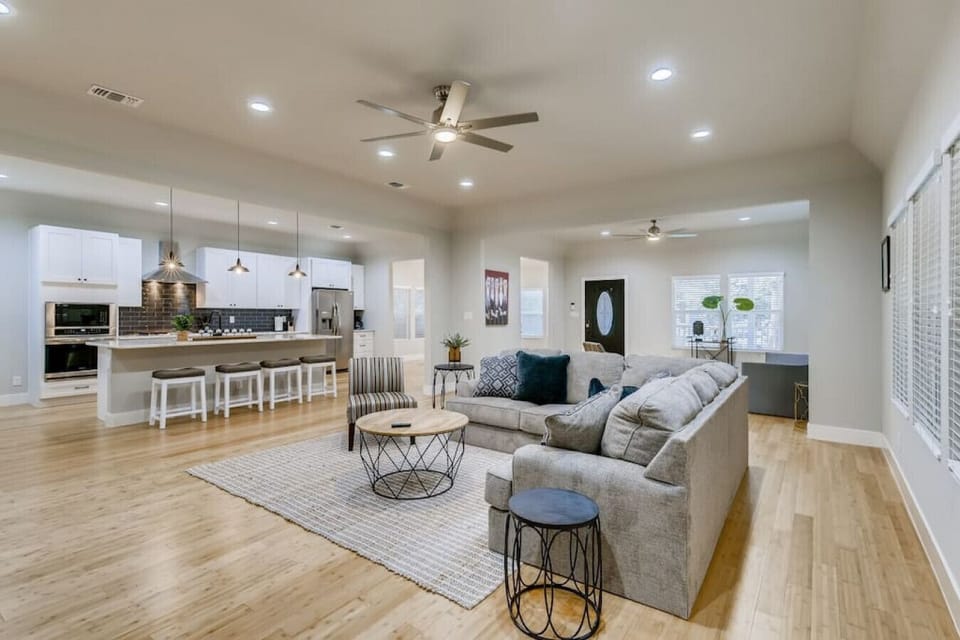 Full Kitchen and Living Room