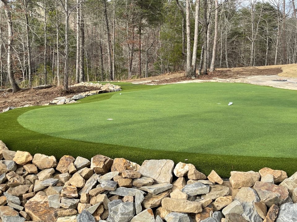 Private putting green!