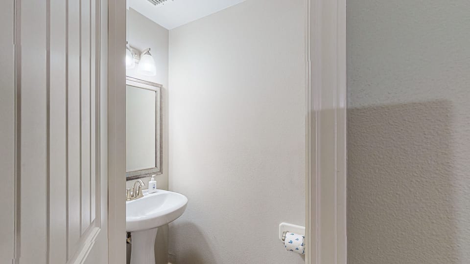 Half Bath on Second Level