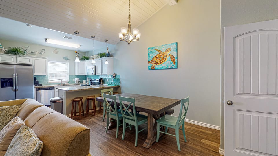 Second Level, Living, Kitchen and Dining