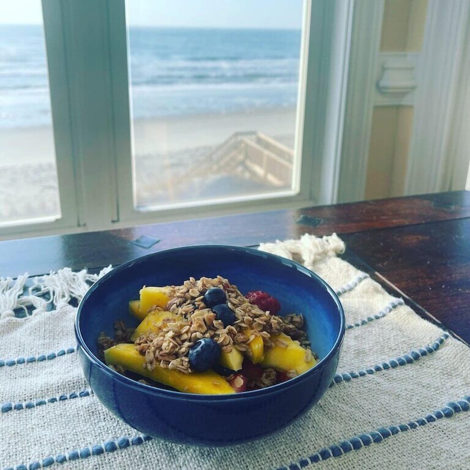 Beautiful view for breakfast