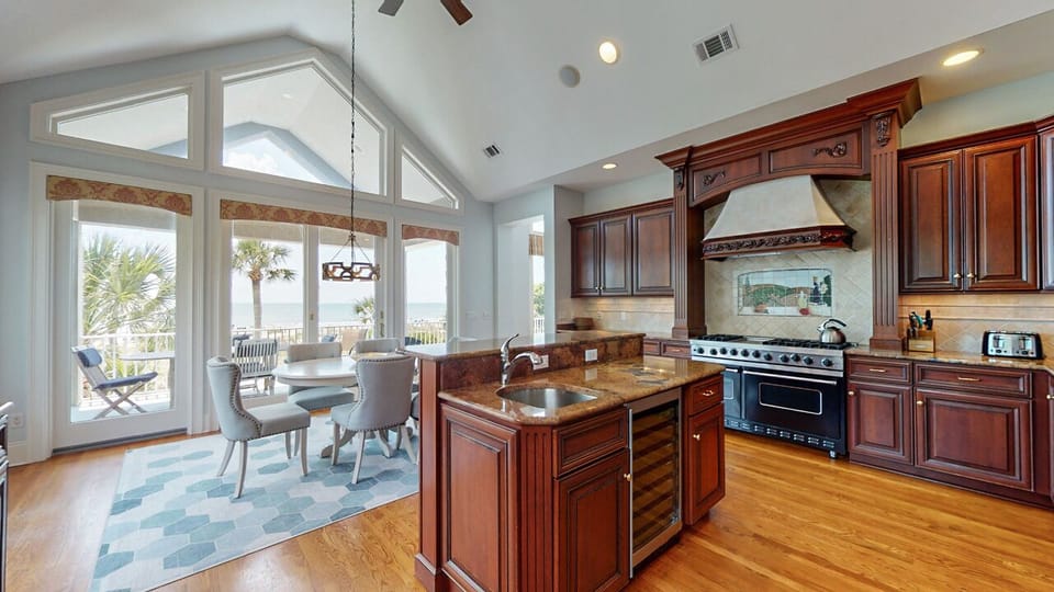 Kitchen with Views of the Atlantic Ocean